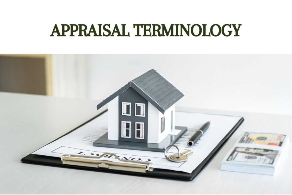 appraisal terminology wording and image of house