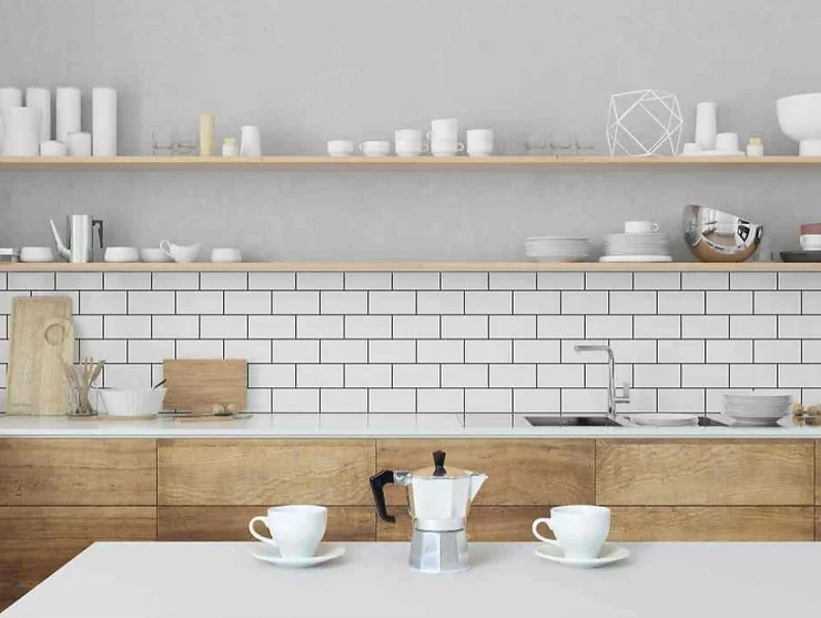 a white kitchen with good functionality