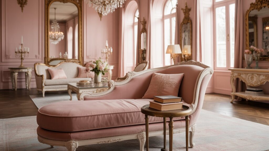 a-photograph-of-a-spacious-living-room-d_nOsmS6LBSm6OCiZzCQFKFw_ws9r8IWwTlSGgcA_C15ABA rococo velvet pink chair
