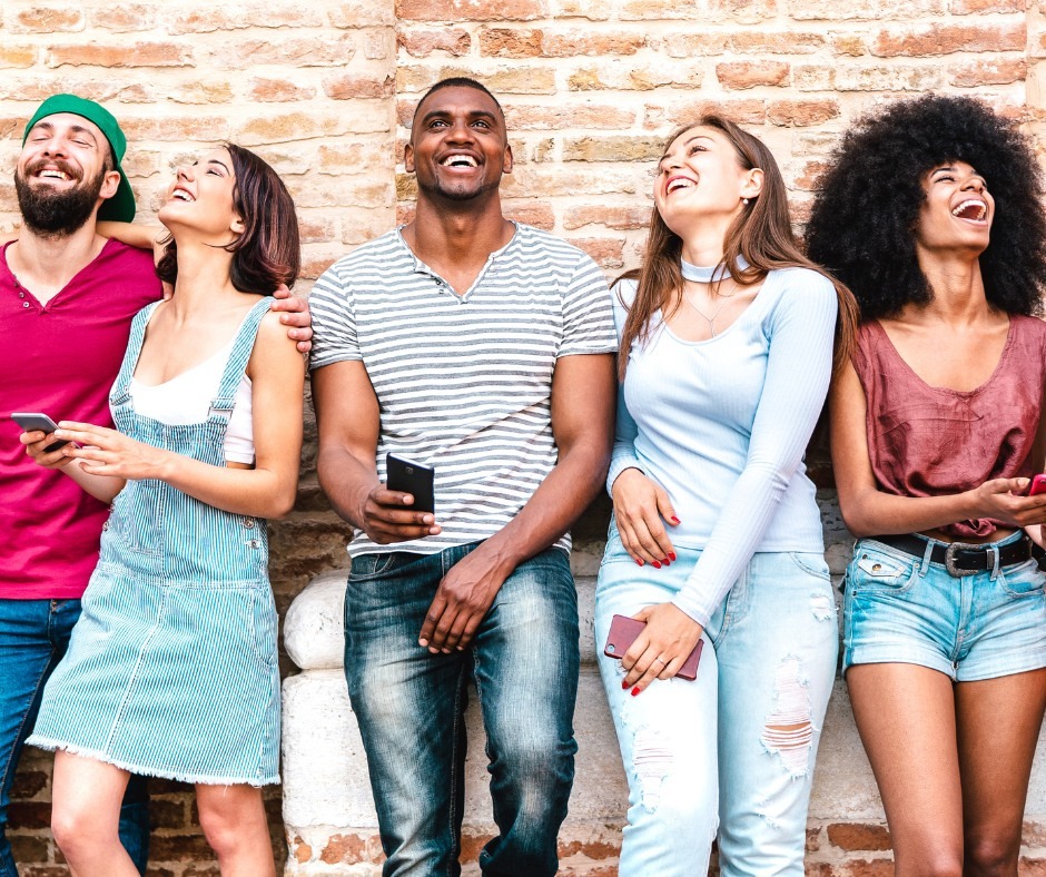 gen z smart ai home features - a group of gen z hanging out