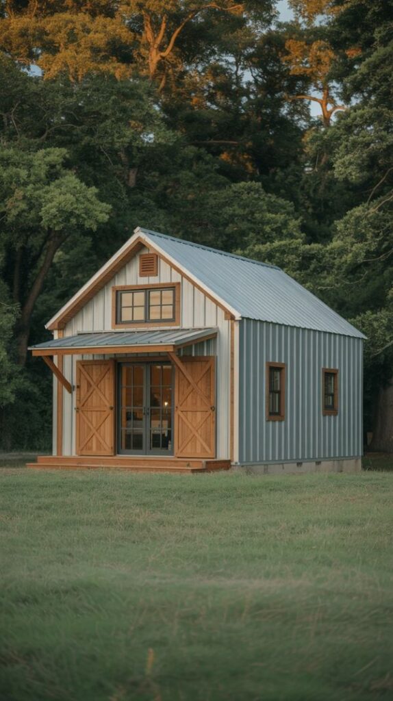 mini barndominium adu's - a mini barndominium